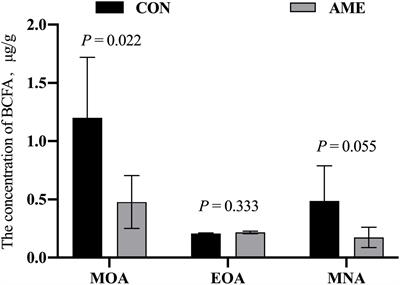 Effects of Allium mongolicum Regel ethanol extract on three flavor-related rumen branched-chain fatty acids, rumen fermentation and rumen bacteria in lambs